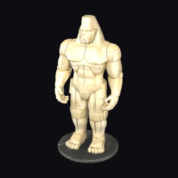 Ancient Robot Statue