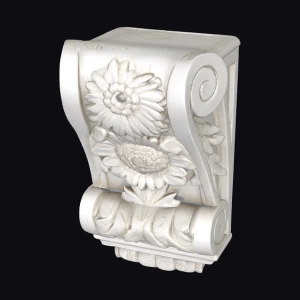 Floral Corbel Relief