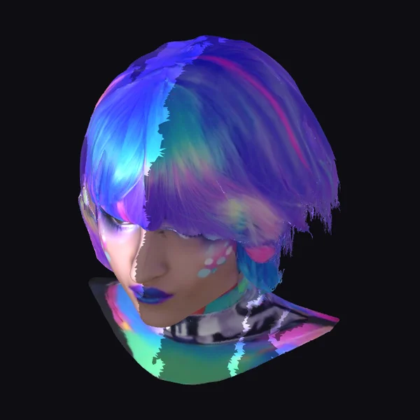 Holographic Head Bust