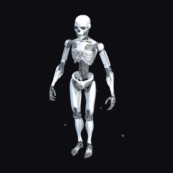 Skeletal Robot Figure