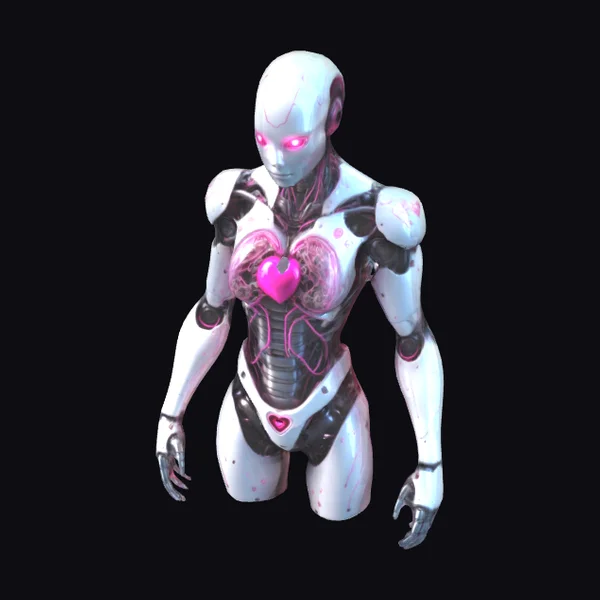Glowing Heart Robot