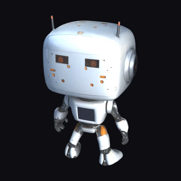 Adventurous Robot with Screen