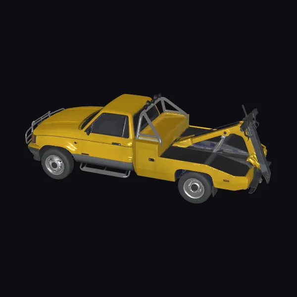 Yellow Tow Truck Rig