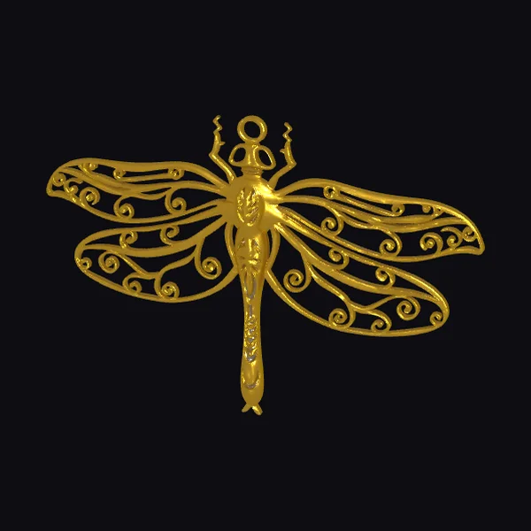 Golden Filigree Dragonfly
