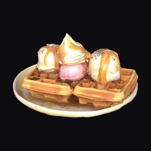Waffle Ice Cream Treat