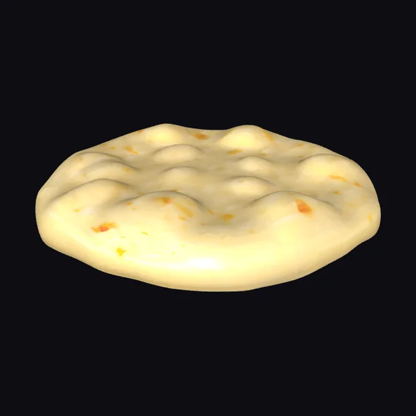 Melted Mozzarella Cheese Slice