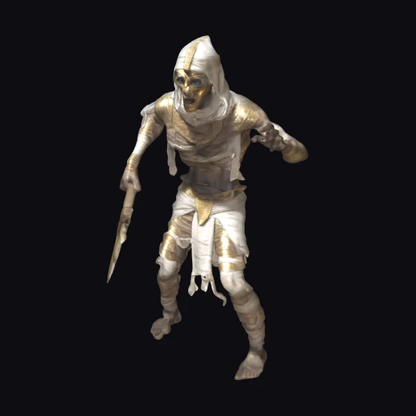 Ancient Egyptian Mummy Warrior