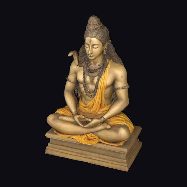 Meditative Deity Statue