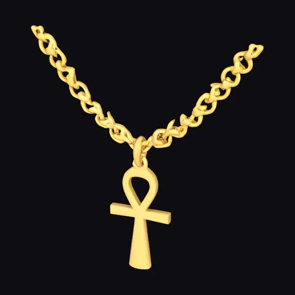 Golden Ankh Necklace