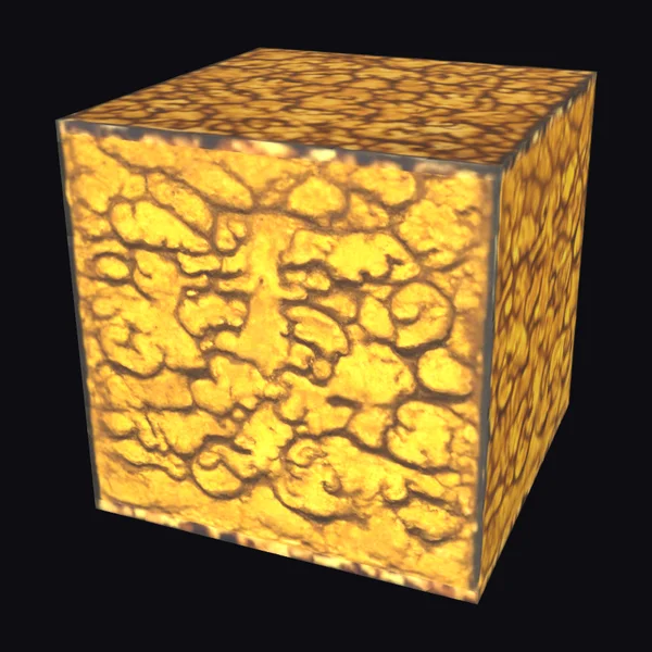 Golden Cracked Cube