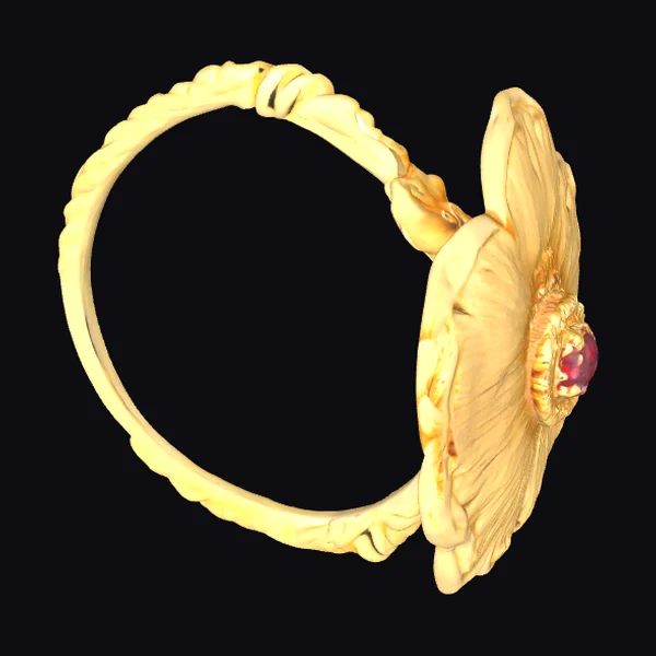 Golden Flower Ring