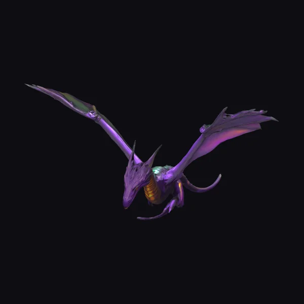 Biomechanical Dragon Creature