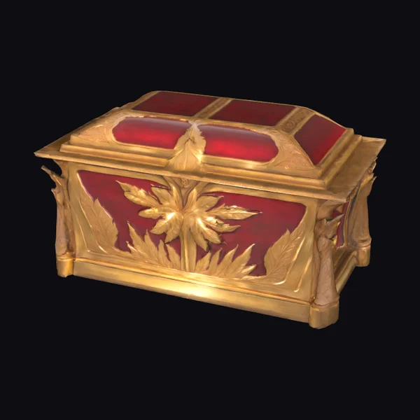 Golden Treasure Box