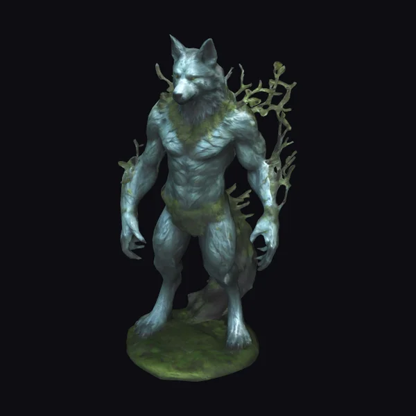 Wolf Spirit Forest Guardian