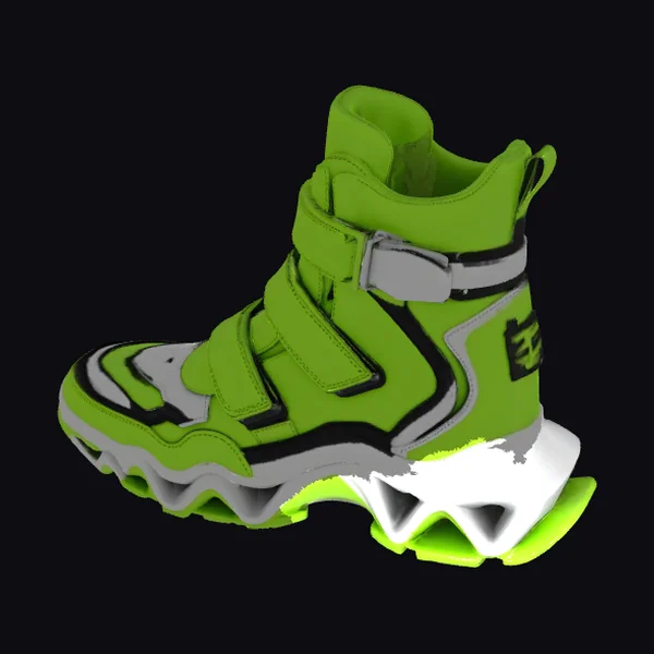 Neon High Top Sneaker