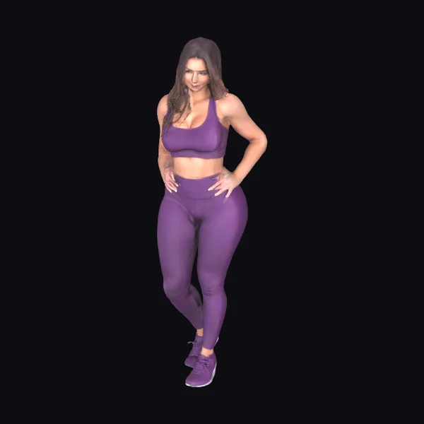 Brunette Fitness Model