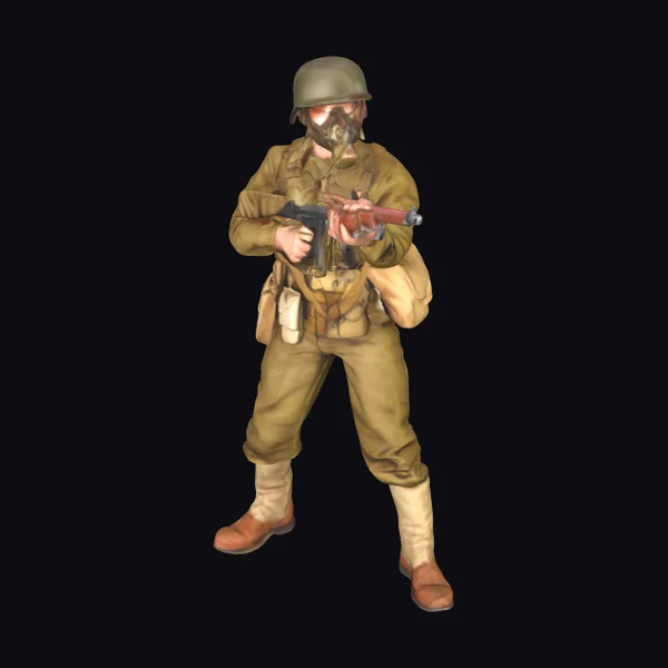 WWII Soldier with Gear