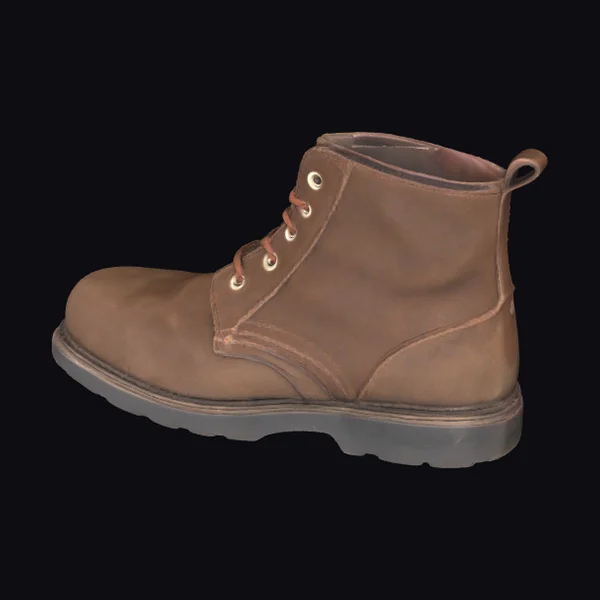 Worn Brown Leather Boot