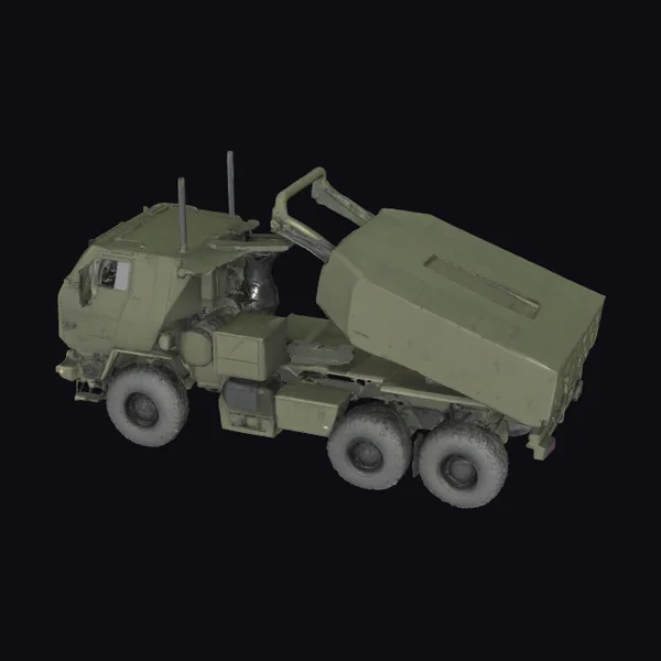 Military Rocket Launcher Vehicle