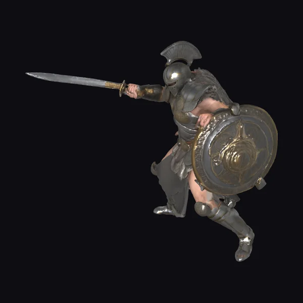 Ancient Warrior with Sword