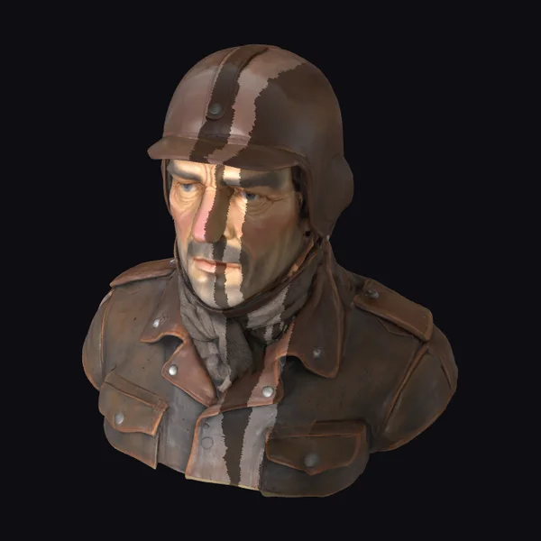 WWI Pilot Bust