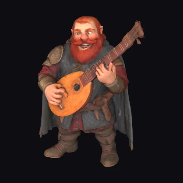 Redbearded Lute Player