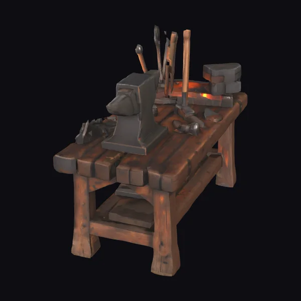 Blacksmith's Workbench Setup