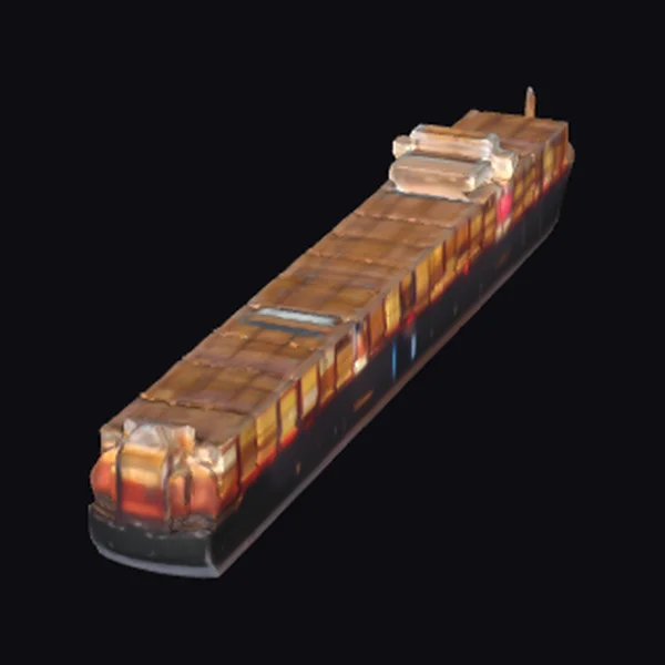 Large Cargo Ship Model