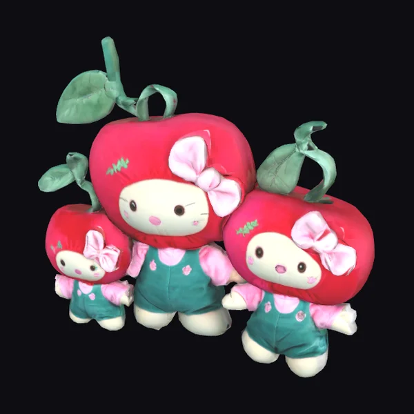 Apple Kitty Trio
