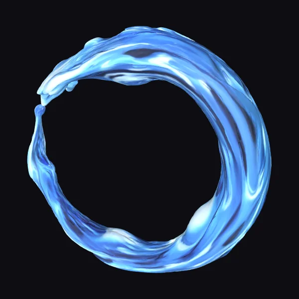 Fluid Blue Ring