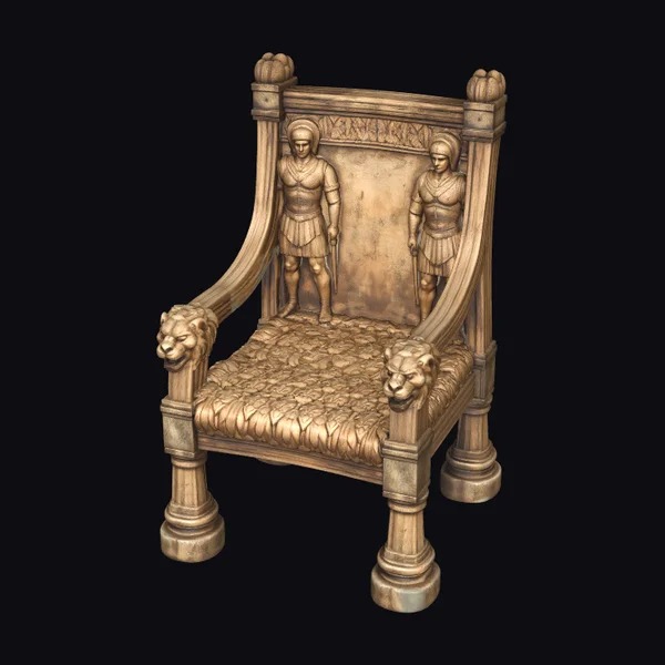 Ancient Lion Guard Throne