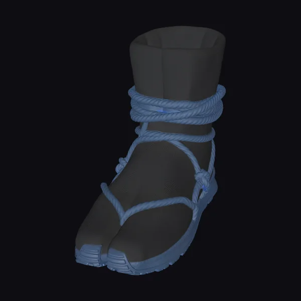 Rope Wrapped Athletic Shoe