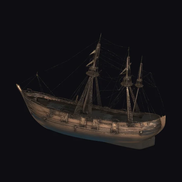 Wrecked Galleon Ship