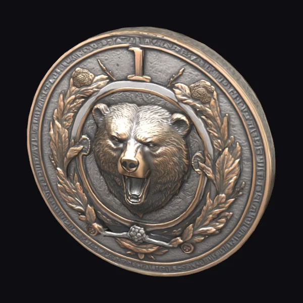 Bear Emblem Coin