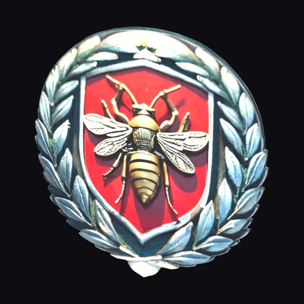 Bee Emblem Shield
