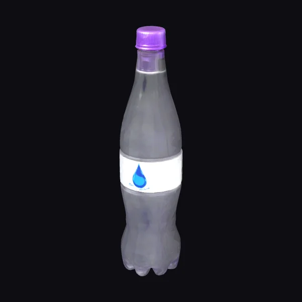 Purple Soda Bottle