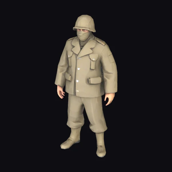 WWII Soldier in Balaclava