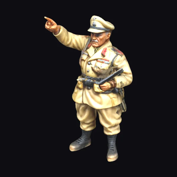 Afrika Korps Soldier Pointing
