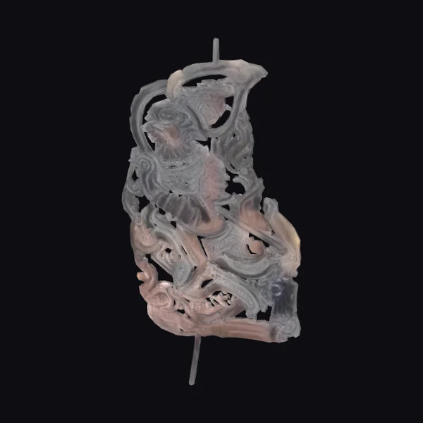 Rusted Knotwork Amulet