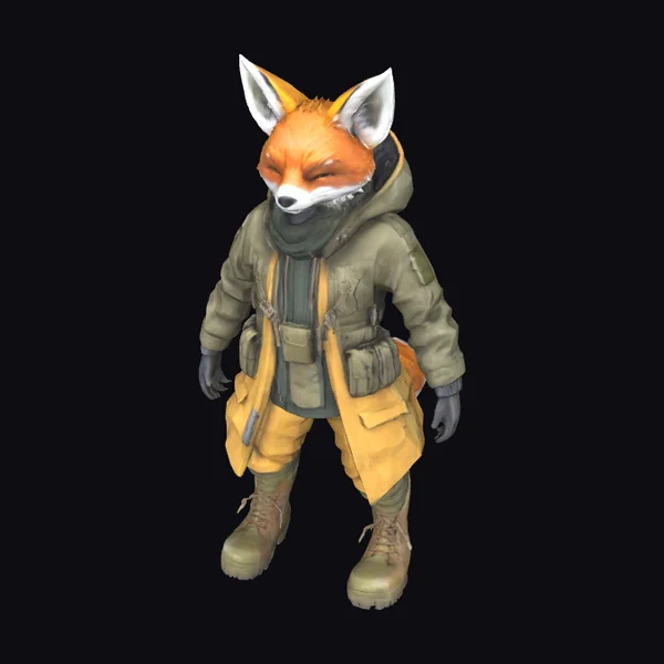 Anthropomorphic Fox Explorer
