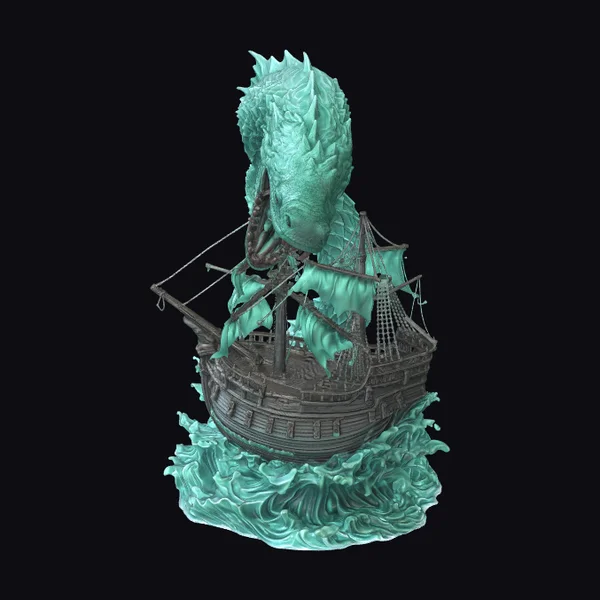 Leviathan Attacks Galleon