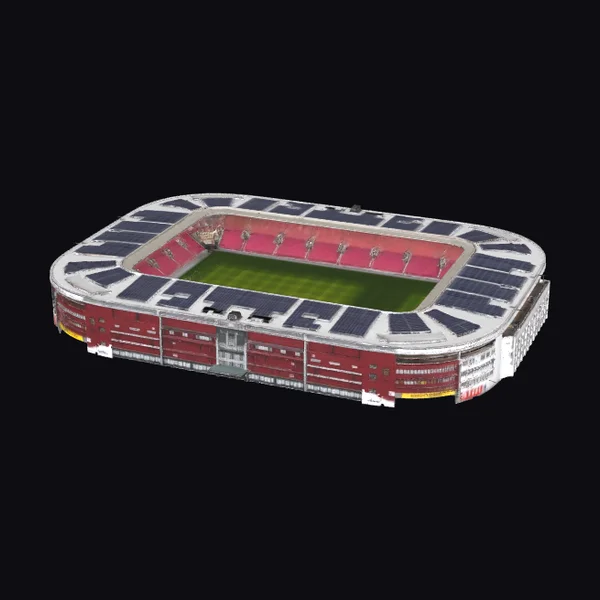 Soccer Stadium with Solar Panels