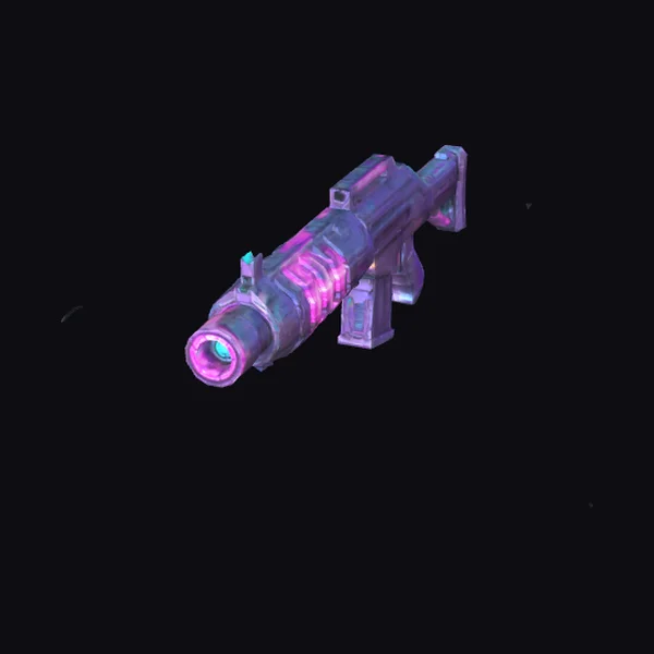 Glowing Magic Laser Carbine