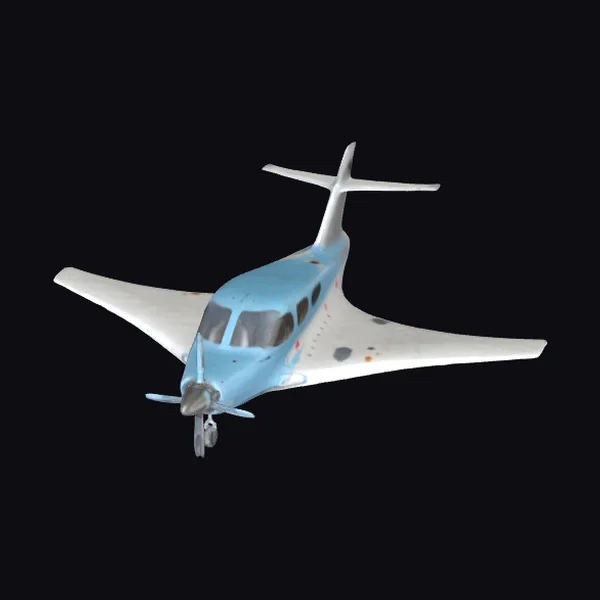 Small Blue Airplane