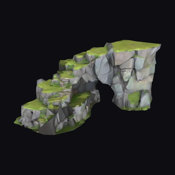 Rocky Cliffside Steps