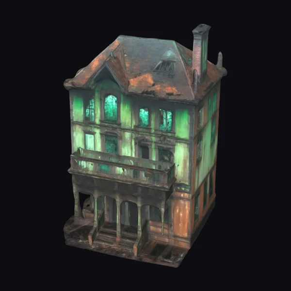 Abandoned Mansion Facade