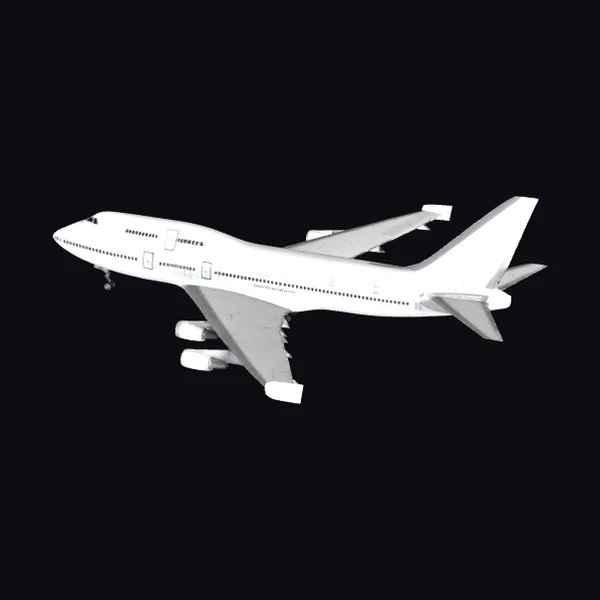 Boeing 747 in Flight