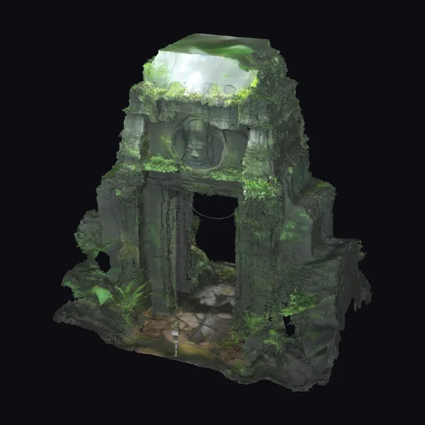 Ancient Jungle Temple Gateway