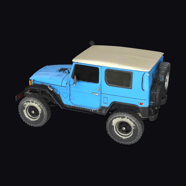 Blue Off-Road Jeep