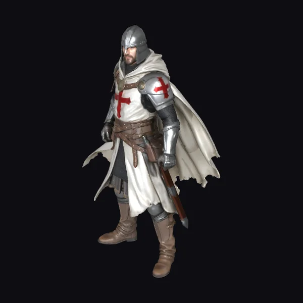 Armored Crusader Knight